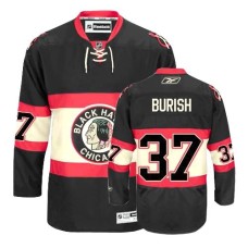 Adam Burish Jersey Youth 37 Authentic Black New Third