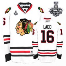 Andrew Ladd Jersey 16 Authentic White Man With 2013 Stanley Cup Finals