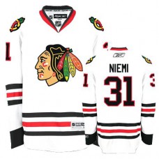 Antti Niemi Jersey 31 Authentic White Man