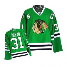 Antti Niemi Jersey 31 Premier Green Man