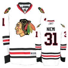 Antti Niemi Jersey 31 Premier White Man