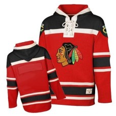 Blank Jersey Old Time Hockey Red Sawyer Hooded Sweatshirt Authentic
