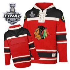 Blank Jersey Old Time Hockey Red Sawyer Hooded Sweatshirt Authentic With 2013 Stanley Cup Finals