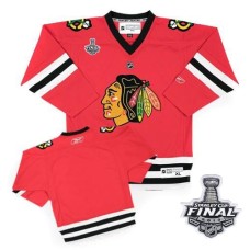 Blank Jersey Youth Authentic Red With 2013 Stanley Cup Finals