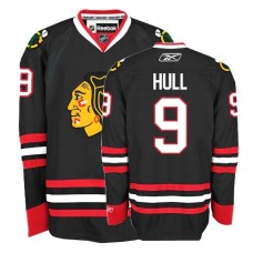 Bobby Hull Jersey 9 Authentic Black Man