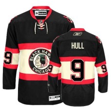 Bobby Hull Jersey 9 Authentic Black New Third Man
