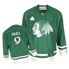 Bobby Hull Jersey 9 Authentic Green St Pattys Day Man
