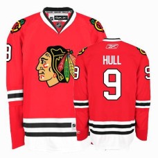 Bobby Hull Jersey Youth 9 Authentic Red Home