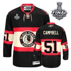 Brian Campbell Jersey 51 Premier Black New Third Man With 2013 Stanley Cup Finals