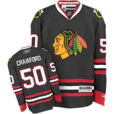 Corey Crawford Jersey 50 Black Authentic
