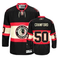 Corey Crawford Jersey 50 Black New Third Premier