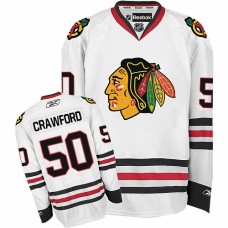 Corey Crawford Jersey 50 White Premier