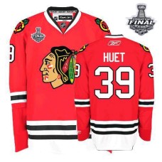 Cristobal Huet Jersey 39 Authentic Red Home Man With 2013 Stanley Cup Finals