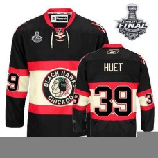 Cristobal Huet Jersey 39 Premier Black New Third Man With 2013 Stanley Cup Finals
