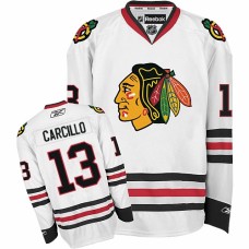 Dan Carcillo Jersey 13 White Premier