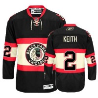 Duncan Keith Jersey Youth 2 Premier Black New Third