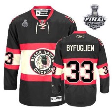 Dustin Byfuglien Jersey Youth 33 Authentic Black New Third With 2013 Stanley Cup Finals