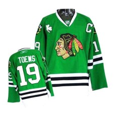 Jonathan Toews Jersey 19 Authentic Green Man Jonathan Toews Jersey 19 Authentic Green Man