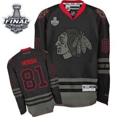 Marian Hossa Jersey 81 Black Ice Premier With 2013 Stanley Cup Finals Marian Hossa Jersey 81 Black Ice Premier With 2013 Stanley Cup Finals