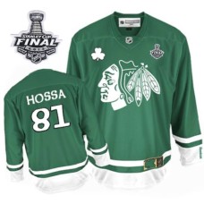 Marian Hossa Jersey 81 Premier Green St Pattys Day Man With 2013 Stanley Cup Finals Marian Hossa Jersey 81 Premier Green St Pattys Day Man With 2013 Stanley Cup Finals