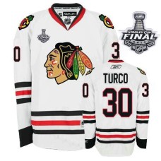 Marty Turco Jersey 30 White Authentic With 2013 Stanley Cup Finals Marty Turco Jersey 30 White Authentic With 2013 Stanley Cup Finals