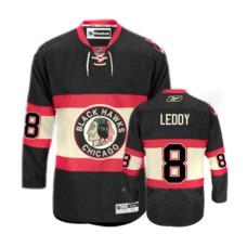 Nick Leddy Jersey 8 Black New Third Authentic Nick Leddy Jersey 8 Black New Third Authentic