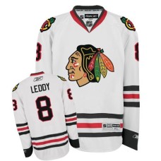 Nick Leddy Jersey Youth 8 White Authentic Nick Leddy Jersey Youth 8 White Authentic