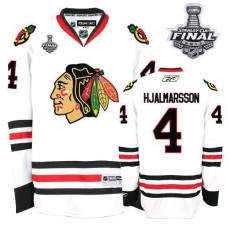 Niklas Hjalmarsson Jersey 4 Authentic White Man With 2013 Stanley Cup Finals Niklas Hjalmarsson Jersey 4 Authentic White Man With 2013 Stanley Cup Finals
