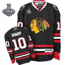 Patrick Sharp Jersey 10 Authentic Black Man With 2013 Stanley Cup Finals Patrick Sharp Jersey 10 Authentic Black Man With 2013 Stanley Cup Finals