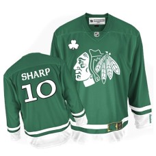 Patrick Sharp Jersey 10 Authentic Green St Pattys Day Man Patrick Sharp Jersey 10 Authentic Green St Pattys Day Man