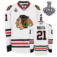 Stan Mikita Jersey 21 Premier White Man With 2013 Stanley Cup Finals Stan Mikita Jersey 21 Premier White Man With 2013 Stanley Cup Finals