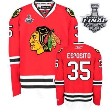 Tony Esposito Jersey 35 Authentic Red Home Man With 2013 Stanley Cup Finals Tony Esposito Jersey 35 Authentic Red Home Man With 2013 Stanley Cup Finals